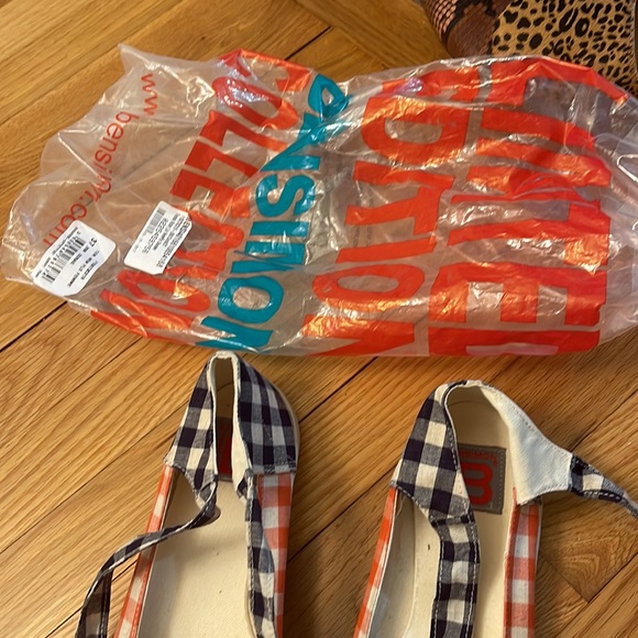 Bensimon Gingham Print Color-block Ankle-Wrap Sneaker - Picture 11 of 14